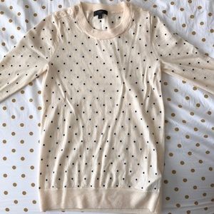 Jcrew Polka dot sweater